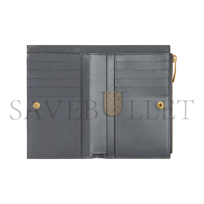 b0tt*ga Ven*ta intrecciato medium bi-fold wallet 667468vcpp21233 (14.5*9.3*2cm)